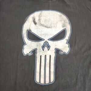 Punisher Marvel Comics Superhero Black Short Sleeve Tee Shirt Men's Size 3XL